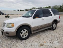 Salvage cars for sale from Copart New Braunfels, TX: 2003 Ford Expedition Eddie Bauer