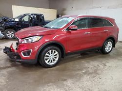 Salvage cars for sale at Davison, MI auction: 2018 KIA Sorento LX