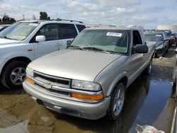 Salvage trucks for sale at Martinez, CA auction: 2001 Chevrolet S Truck S10