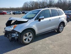 Salvage cars for sale from Copart Glassboro, NJ: 2015 Subaru Forester 2.5I Premium