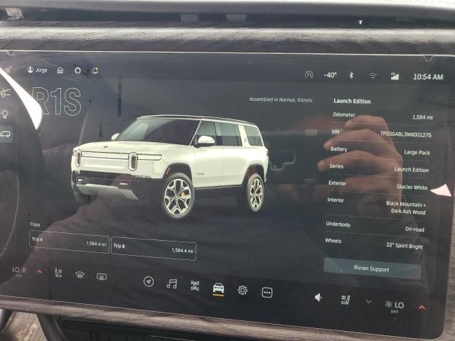 2022 Rivian R1S Launch Edition