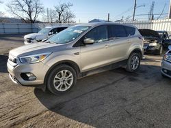 Salvage cars for sale at West Mifflin, PA auction: 2017 Ford Escape SE