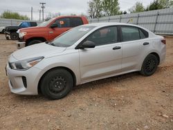 Salvage cars for sale from Copart Oklahoma City, OK: 2018 KIA Rio LX