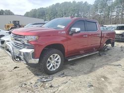 Chevrolet salvage cars for sale: 2021 Chevrolet Silverado K1500 LTZ