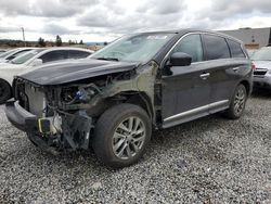 Salvage cars for sale at Mentone, CA auction: 2014 Infiniti QX60