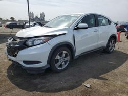 Honda HR-V LX salvage cars for sale: 2016 Honda HR-V LX