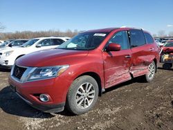 Salvage cars for sale at Des Moines, IA auction: 2015 Nissan Pathfinder S