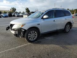 Salvage cars for sale at San Martin, CA auction: 2014 Nissan Pathfinder S