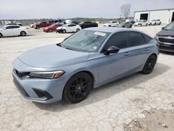 Salvage cars for sale from Copart Kansas City, KS: 2022 Honda Civic Sport