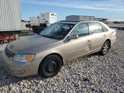 Salvage cars for sale from Copart New Braunfels, TX: 2002 Toyota Avalon XL