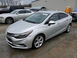 Salvage cars for sale from Copart Spartanburg, SC: 2017 Chevrolet Cruze Premier