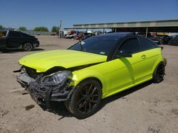 Salvage cars for sale from Copart Houston, TX: 2012 Mercedes-Benz C 63 AMG
