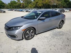 Vehiculos salvage en venta de Copart Ocala, FL: 2020 Honda Civic LX