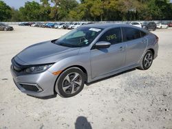 Honda salvage cars for sale: 2020 Honda Civic LX