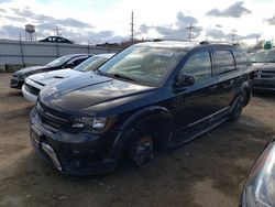 Salvage cars for sale from Copart Chicago Heights, IL: 2020 Dodge Journey Crossroad