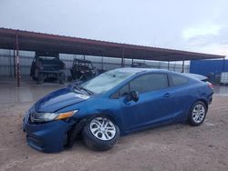 Salvage cars for sale at Andrews, TX auction: 2015 Honda Civic LX