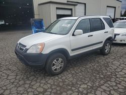 Salvage cars for sale from Copart Woodburn, OR: 2002 Honda CR-V EX