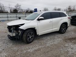 Salvage cars for sale at Walton, KY auction: 2016 Toyota Highlander XLE