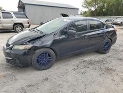 Salvage cars for sale from Copart Midway, FL: 2015 Honda Civic LX