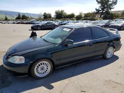 Salvage cars for sale from Copart San Martin, CA: 2000 Honda Civic EX