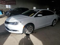 Salvage cars for sale at Franklin, WI auction: 2015 Chrysler 200 Limited