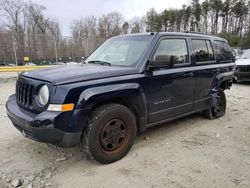 Salvage cars for sale at Waldorf, MD auction: 2015 Jeep Patriot Sport