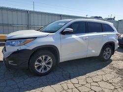 Toyota salvage cars for sale: 2015 Toyota Highlander XLE