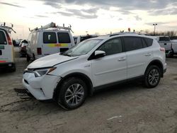 Salvage cars for sale at Indianapolis, IN auction: 2018 Toyota Rav4 HV LE