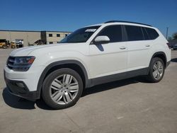 Salvage cars for sale at Wilmer, TX auction: 2020 Volkswagen Atlas SE