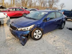 KIA Forte salvage cars for sale: 2017 KIA Forte LX