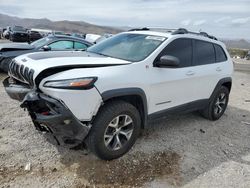 Jeep salvage cars for sale: 2014 Jeep Cherokee Trailhawk