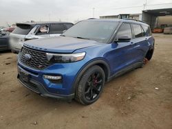 Salvage cars for sale at Brighton, CO auction: 2021 Ford Explorer ST