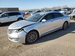 Salvage cars for sale at Kansas City, KS auction: 2014 Lincoln MKZ Hybrid