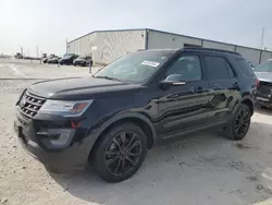 Salvage cars for sale from Copart Haslet, TX: 2017 Ford Explorer XLT