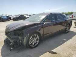 Salvage cars for sale at San Antonio, TX auction: 2013 Lincoln MKZ