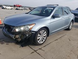 Salvage cars for sale at Grand Prairie, TX auction: 2011 Honda Accord EXL