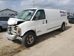 Salvage cars for sale from Copart Pekin, IL: 2001 GMC Savana G3500