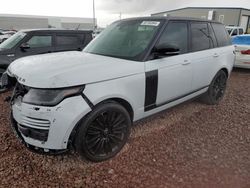 Salvage cars for sale from Copart Phoenix, AZ: 2020 Land Rover Range Rover P525 HSE