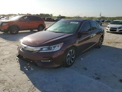 Salvage cars for sale at West Palm Beach, FL auction: 2017 Honda Accord EX