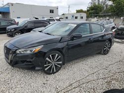 Nissan Altima SR salvage cars for sale: 2020 Nissan Altima SR