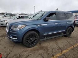 Salvage cars for sale at Woodhaven, MI auction: 2018 Lincoln Navigator Reserve