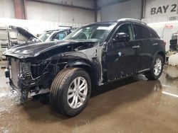 Salvage cars for sale at Elgin, IL auction: 2016 Infiniti QX70