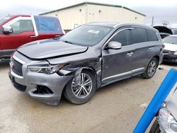 Salvage cars for sale from Copart Haslet, TX: 2020 Infiniti QX60 Luxe