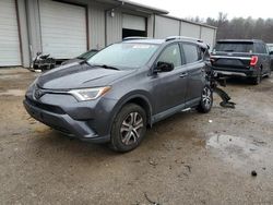 Salvage cars for sale at Grenada, MS auction: 2017 Toyota Rav4 LE