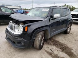 Jeep salvage cars for sale: 2016 Jeep Renegade Limited