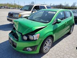 Salvage cars for sale at Cahokia Heights, IL auction: 2014 Chevrolet Sonic LT