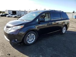 Salvage cars for sale at Vallejo, CA auction: 2011 Toyota Sienna XLE