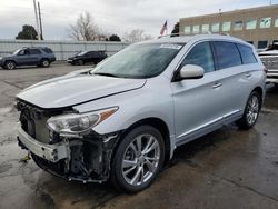 Salvage cars for sale from Copart Littleton, CO: 2013 Infiniti JX35