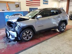 Salvage cars for sale at Angola, NY auction: 2019 Jeep Compass Limited