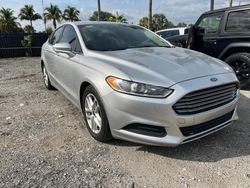 Salvage cars for sale from Copart Riverview, FL: 2016 Ford Fusion SE